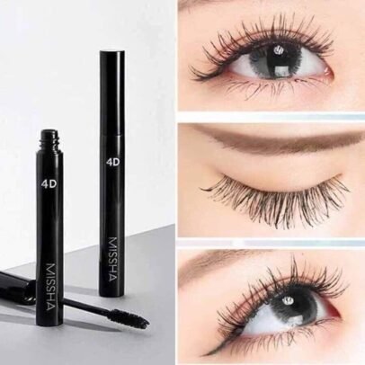 La MISSHA 4D Mascara offre un volume intense sans paquets. Sa brosse précise sépare et épaissit chaque cil, avec une formule waterproof et anti-bavure pour une tenue longue durée. Idéale pour un look naturel et volumineux.