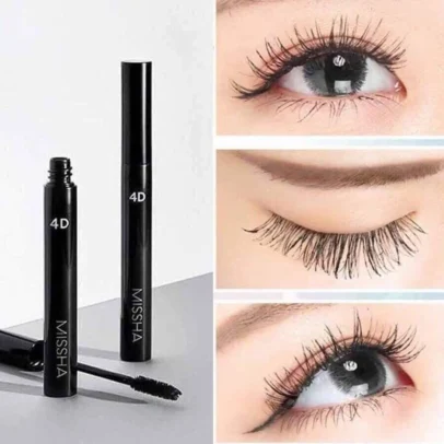 La MISSHA 4D Mascara offre un volume intense sans paquets. Sa brosse précise sépare et épaissit chaque cil, avec une formule waterproof et anti-bavure pour une tenue longue durée. Idéale pour un look naturel et volumineux.