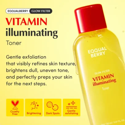 EQQUALBERRY - Vitamin Illuminating Toner prix algérie
