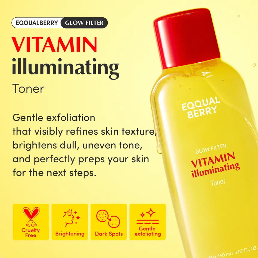 EQQUALBERRY - Vitamin Illuminating Toner prix algérie