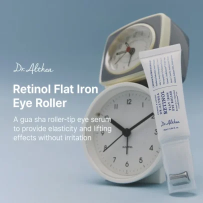 Sérum contour des yeux Dr. Althea Retinol Eye Roller : réduit rides et poches, raffermit et hydrate grâce au rétinol, bakuchiol et peptides Prix algérie