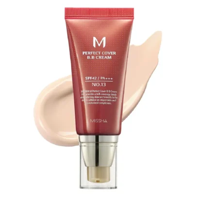 La MISSHA M Perfect Cover BB Cream SPF42 offre une couvrance naturelle, hydrate la peau et protège des UV. Commandez maintenant au meilleur prix en Algérie, produits coréens originaux.