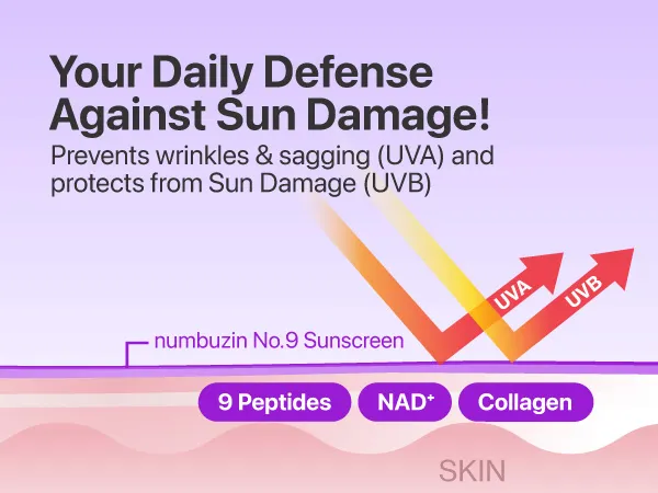 Numbuzin - No.9 NAD Peptides Dewy Sun Essence prix Algérie