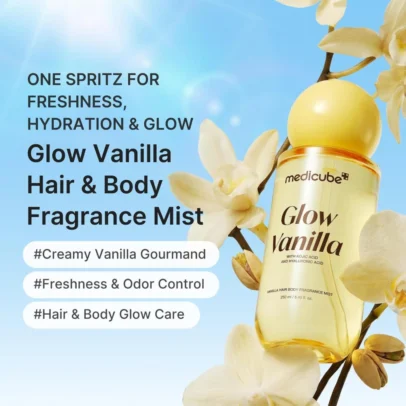 Medicube Glow Vanilla Hair & Body Fragrance Mist Orginal Prix Algérie
