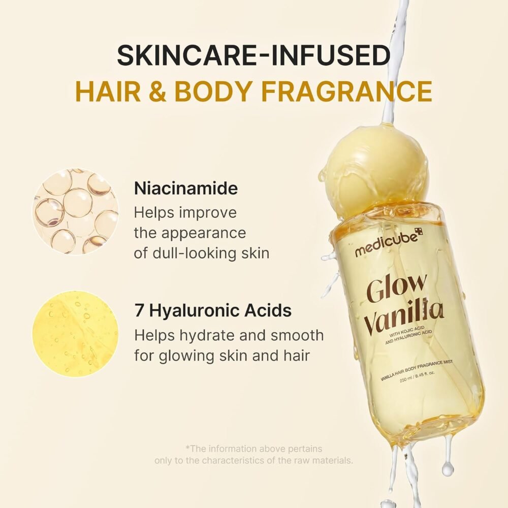 Medicube Glow Vanilla Hair & Body Fragrance Mist Orginal Prix Algérie