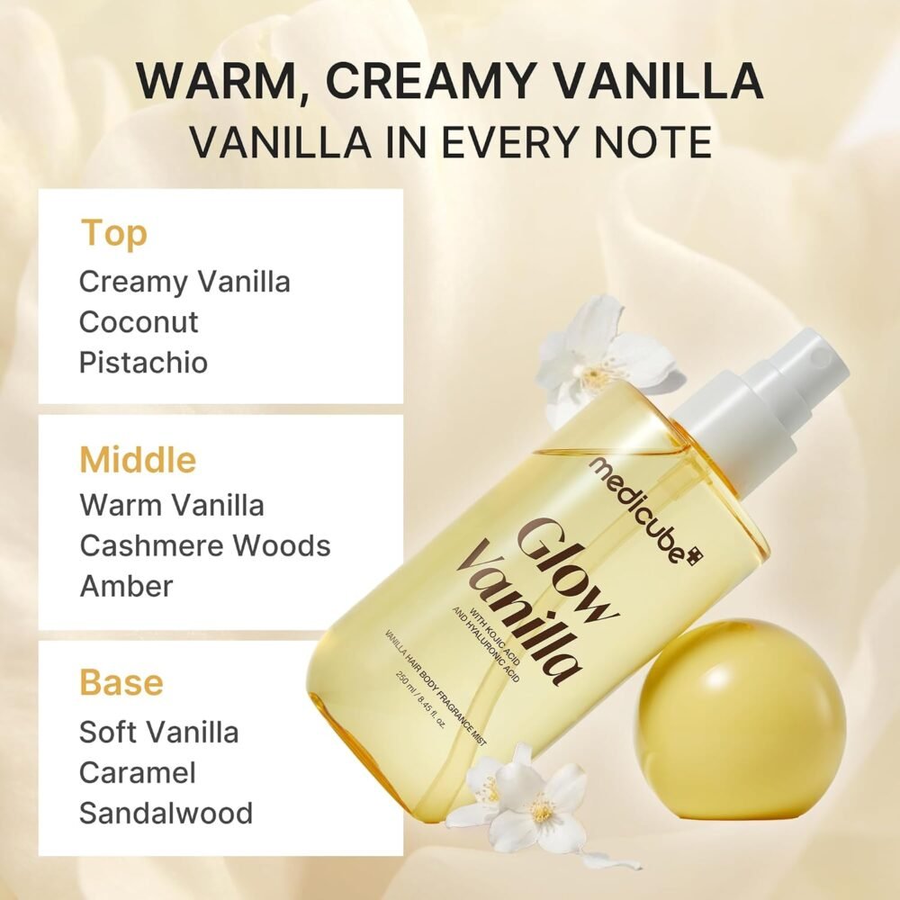 Medicube Glow Vanilla Hair & Body Fragrance Mist Orginal Prix Algérie