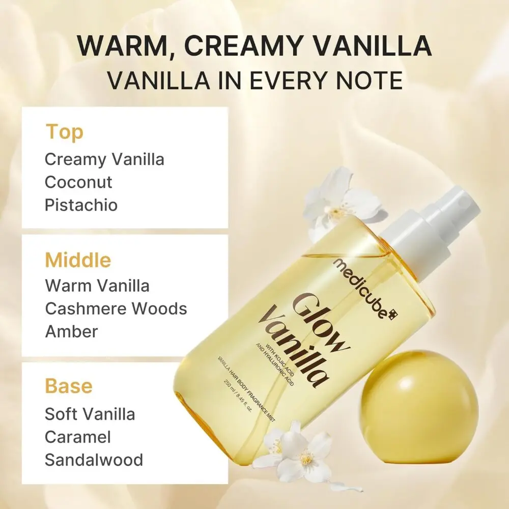 Medicube Glow Vanilla Hair & Body Fragrance Mist Orginal Prix Algérie