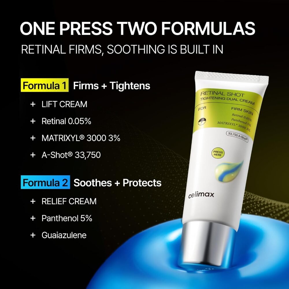 Celimax - The Vita-A Retinal Shot Tightening Dual Cream 50ml Prix Algérie