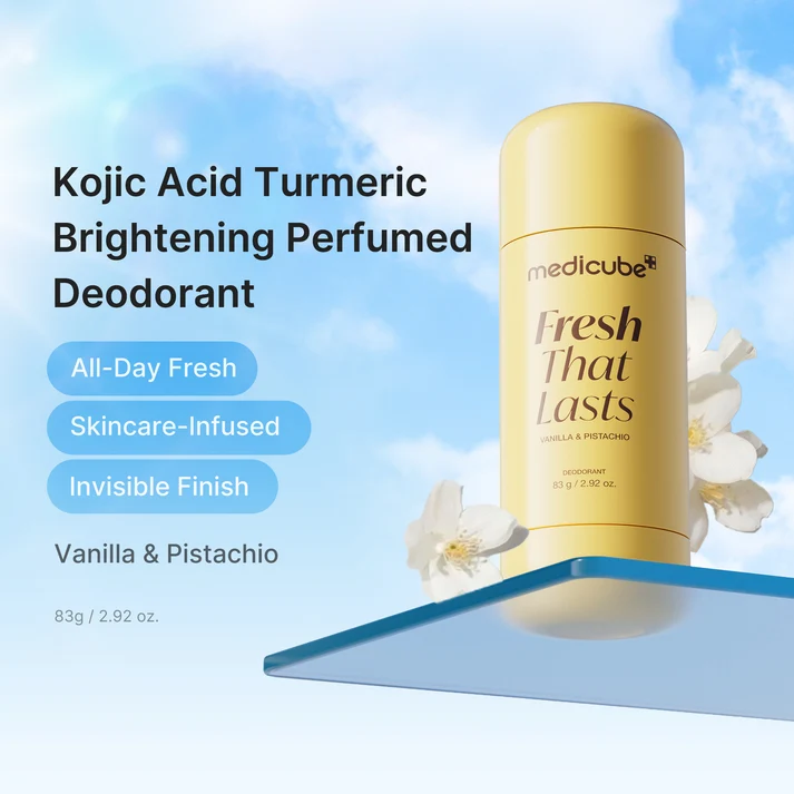 Medicube - Kojic Acid Brightening Deodorant (Vanilla & Pistachio) | مزيل عرق لتفتيح منطقة الإبطين برائحة الفانيلا والفستق - الصورة 2