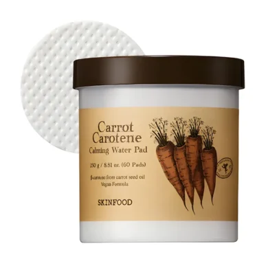SKINFOOD - Carrot Carotene Calming Water Pad 60 Pads Prix Algérie KBPstore