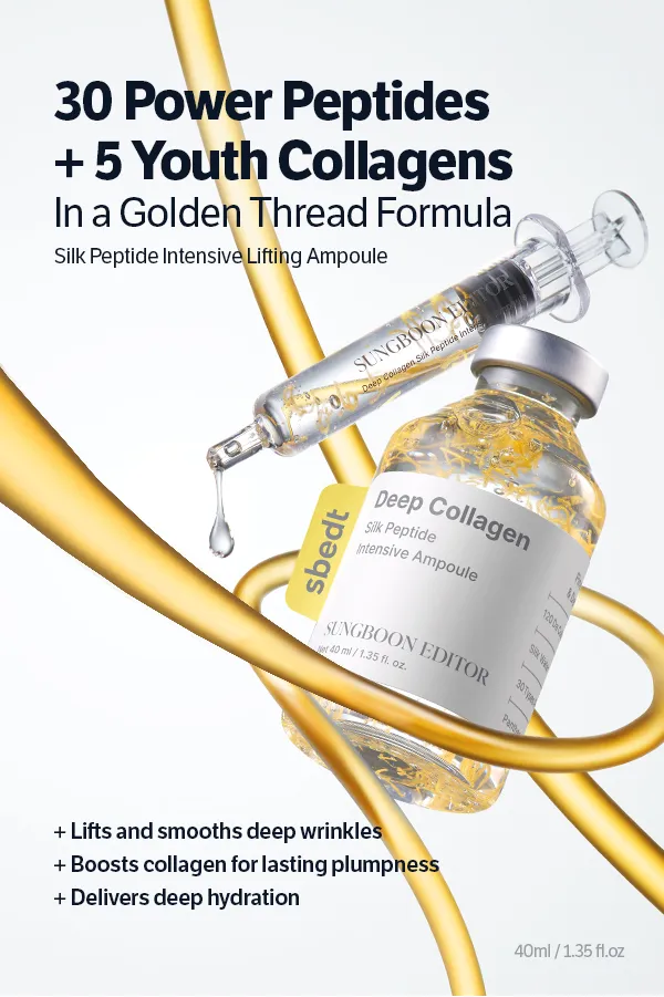 SUNGBOON EDITOR - Silk Peptide Intensive Lifting Ampoule 40ml Prix Algérie KBP store