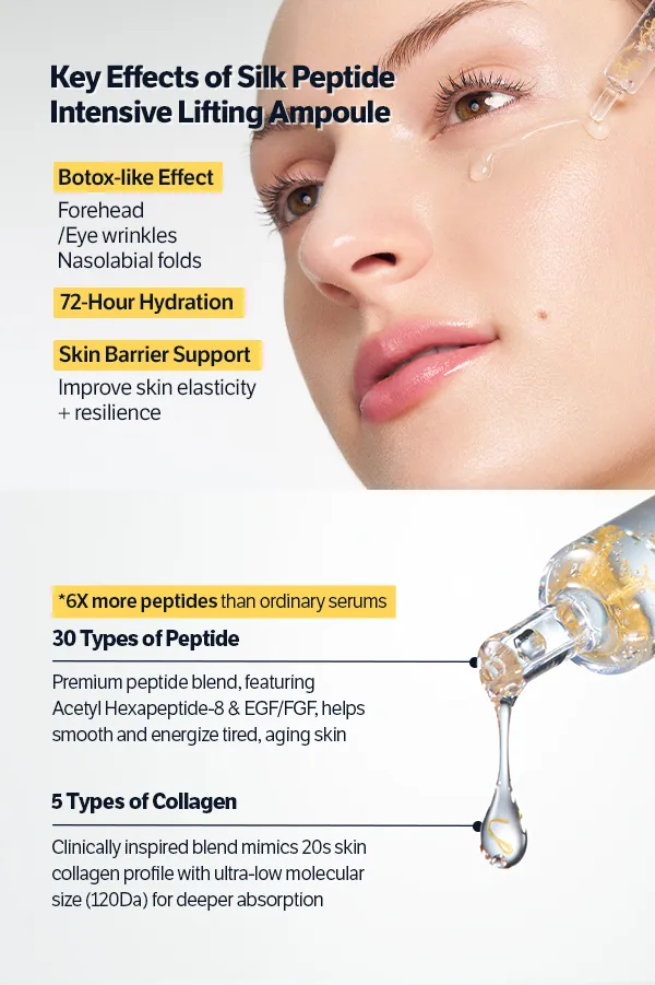 SUNGBOON EDITOR - Silk Peptide Intensive Lifting Ampoule 40ml Prix Algérie KBP store