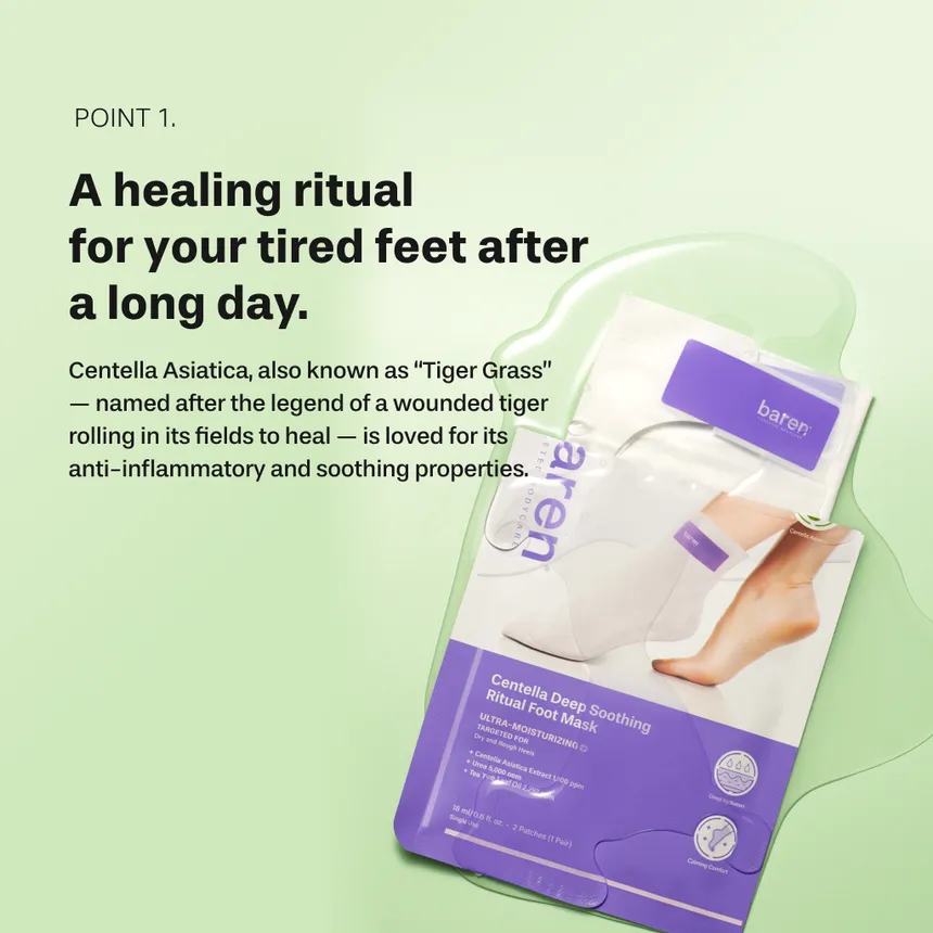 baren Centella Deep Soothing Ritual Foot Mask Prix Algérie