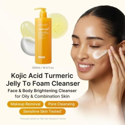 Medicube-Kojic-Acid-Turmeric-Purifying-Gel-Cleanser-500ml-Prix-algerie-KBPstore