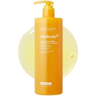 Medicube-Kojic-Acid-Turmeric-Purifying-Gel-Cleanser-500ml-Prix-algerie-KBPstore